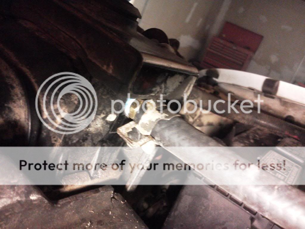 Fixing a broken radiator overflow nipple Ford Truck Enthusiasts Forums